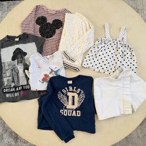 Zara Kids Bundle Shirts & Tops, Short, Blouse and Tank top.
